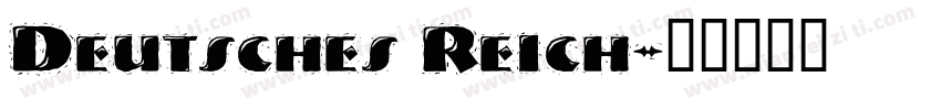 Deutsches Reich字体转换